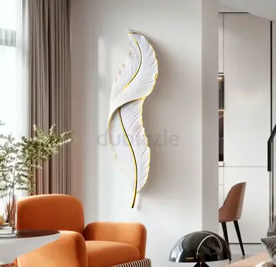 Elegant Leaf Motif Wall Art for Your Bedroom