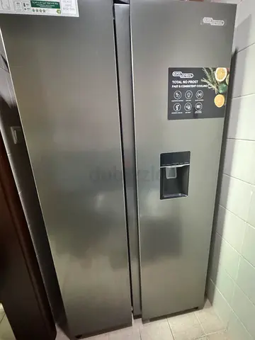 Modern Stainless Steel Refrigerator with Water Dispenser