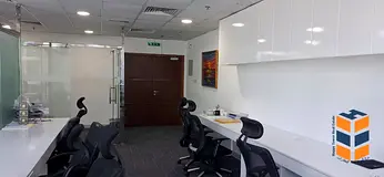 Furnished Office for rent | 2 Parking Spaces l in Businessbay