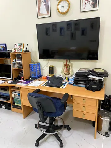 Functional Wooden Study Table and Chair Set for urgent sale