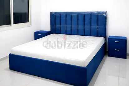 Brend New fabric wooden King size 180x200 Bed with Madical Matress Available