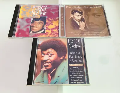 3 Percy Sledge Music CD’s