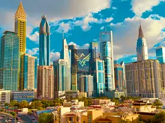 Skyline View // Double Balcony // Near City Walk // Available Now