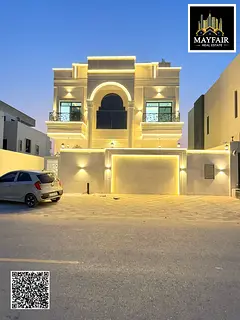Classic villa for sale in Ajman - Al Zahiyah area, including registration and ownership fees. Prime
