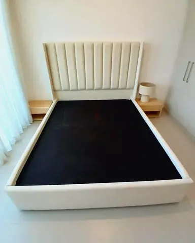 Modern Upholstered Bed with Storage