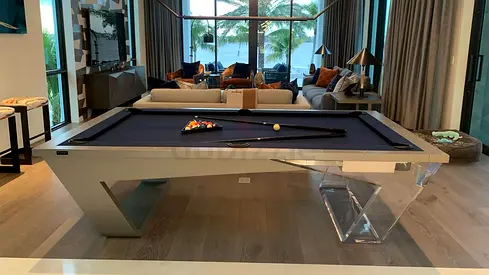 Acrylic pool table