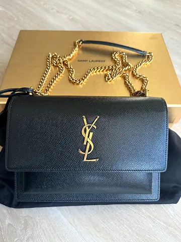 YSL Sunset medium grained leather