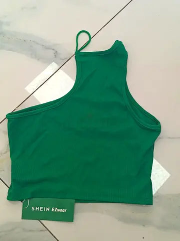 Stylish Green Cropped Top from SHEIN