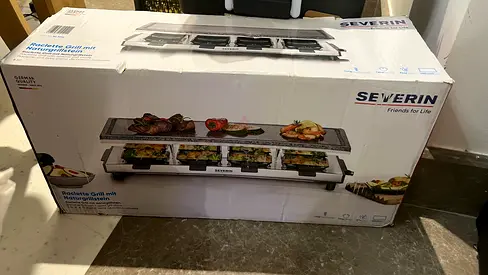 Severin Raclette Grill with Natural Grill Stone