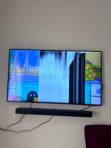 Display broken Samsung TV 55 with original box