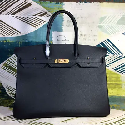 Hermes Birkin 40 In Black Epsom Leather