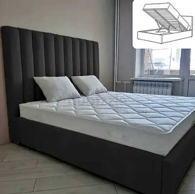Custom Design-king Size Velvet bed for Sale Custom Made UAE Sharjah
