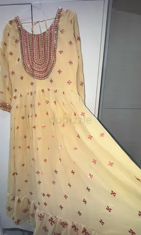 Elegant Yellow Ethnic  dress. Eid collection