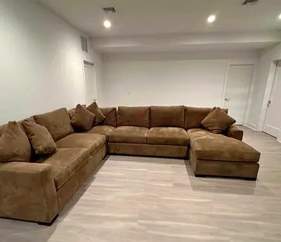 Cratebarrel axis u shape sofa