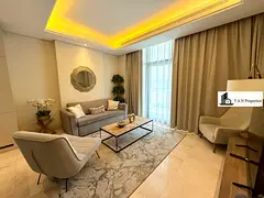 STUNNING AND BRIGHT 2BR| LUXURRY FURNISHED| PRIVATE BEACH ACESS