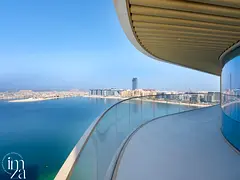 Emaar Beachfront | 3BR + Maid | Stunning Sea Views
