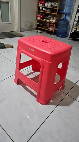 Sturdy Pink Plastic Stool for Sale