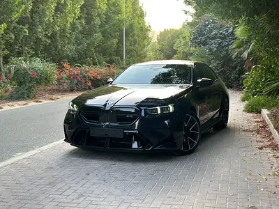 2025 BMW M5 | 4.4L V8 Twin-Turbo | 717 HP | Plug-in Hybrid | Dark Navy Blue | 13000 KM | Like New