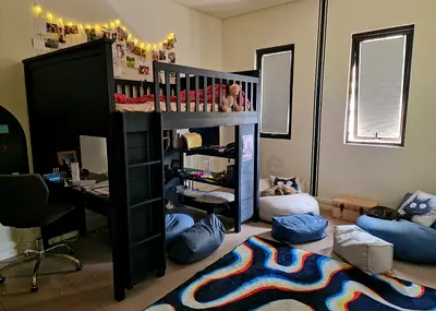 Bottery barn bunk bed navy