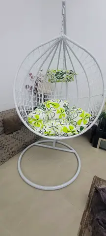Stylish Hanging Egg Chair with Cushions