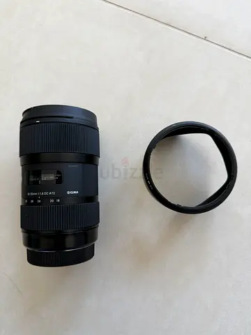 Sigma 18-35Mm F/1.8 Dc Hsm Art Lens For Canon with Hood