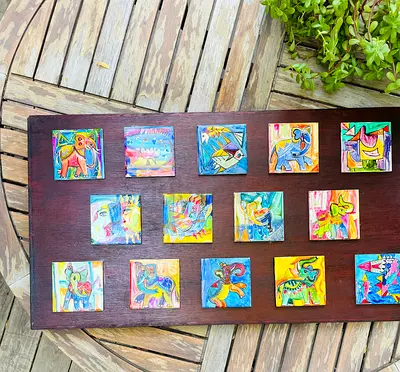 Colorful Decorative Art Tiles