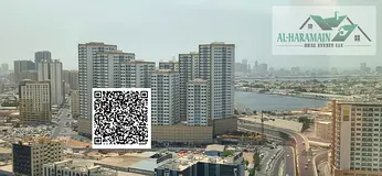 Studio for Sale in Ajman Pearl Tower – High Floor Empty Apartment | With Parking | 235K