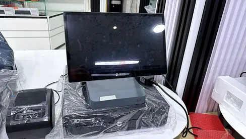 Complete POS System with Monitor Cash drower and thermal Printer (Brand New)
