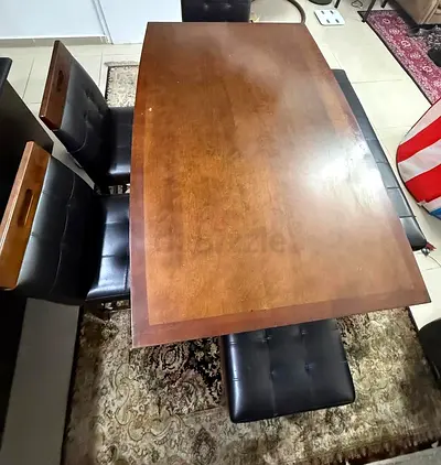 Elegant Solid Wood Dining Set – Home Center