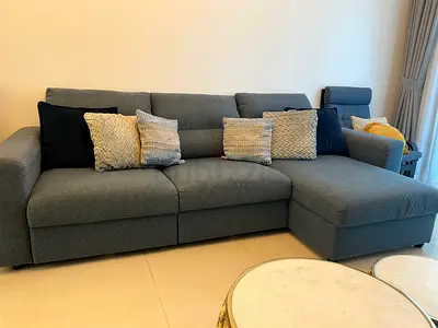 Stylish Grey Sofa Set