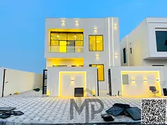 Villa at an affordable price, including registration fees, in one of Ajman's most prestigious ar