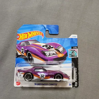 Hot Wheels 76 Greenwood Corvette Toy Car