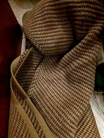 Premium Area Rug. 100% Natural Jute Chenille. Handwoven. Less Than A Month Old. Worth AED 2,500.