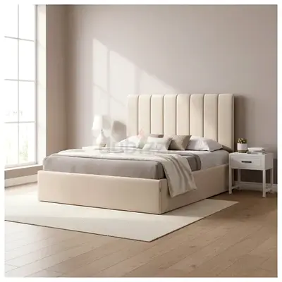 Brand new Queen size bed storage bed nd medical mattress queen bed family bed