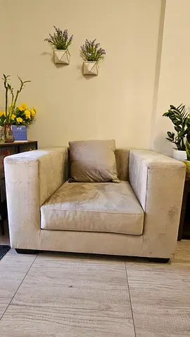 Cozy and Comfortable Light Beige Sofa