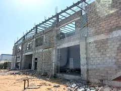 38 AED Per SQFT, ROAD FACING // HIGH POWER 593KW BRAND NEW 43,578SQFT for Land with Warehouse Rent i