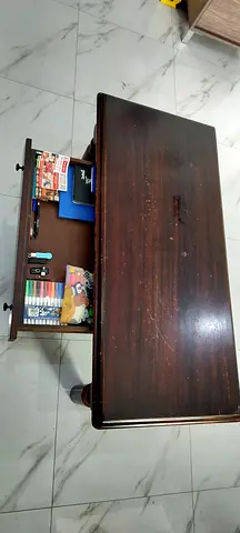 Charming Wooden Coffee Table with Storage