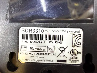 SCR3310 SmartOS card reader Device