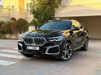 BMW X6 Black 2021 XDrive Full Option V6 In Excellent Condition