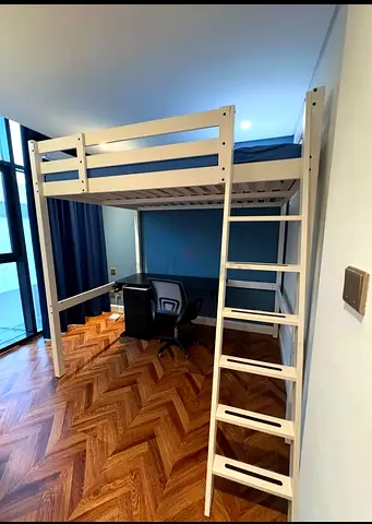 Stylish Loft Bed with Desk Space