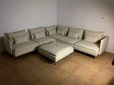 IKEA Söderhamn Sofa Six Seat With Ottoman