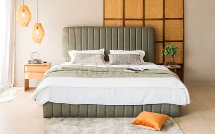 Elegant King Size Bed with Minimalist Design