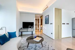 High Floor | Burj and Sea Views | Serviced Unit