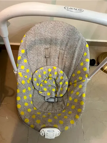 Comfortable Baby Bouncer with Polka Dots