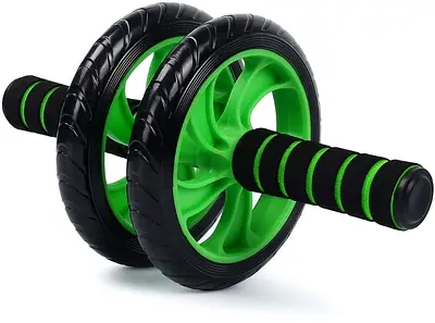 Dual Wheel Ab Roller for Core Strength