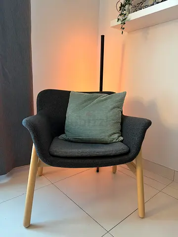 Armchair with pillow for sale
