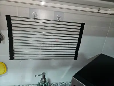 Stainless Steel Over-Sink Dish  Fruit Dryer – Foldable
🇺🇸 From USA
 Foldable  space-saving desi