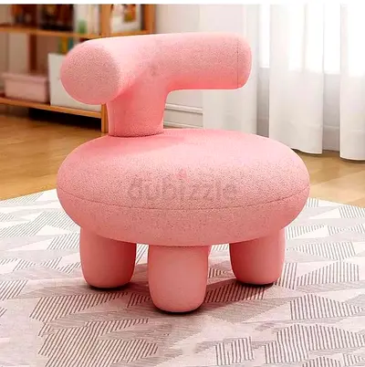 Adorable Pink Baby Chair: Perfect for Playtime. Plus A Matching Ottoman With Storage. New. Worth 2K.