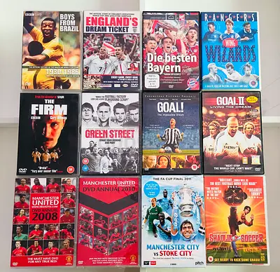 12 Football Movie / Documentary DVD’s