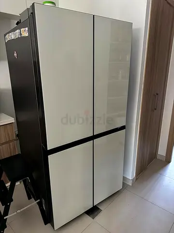 Samsung fridge 772 Liter French Door Refrigerator with Bespoke Design Side by side bottom freezer sa